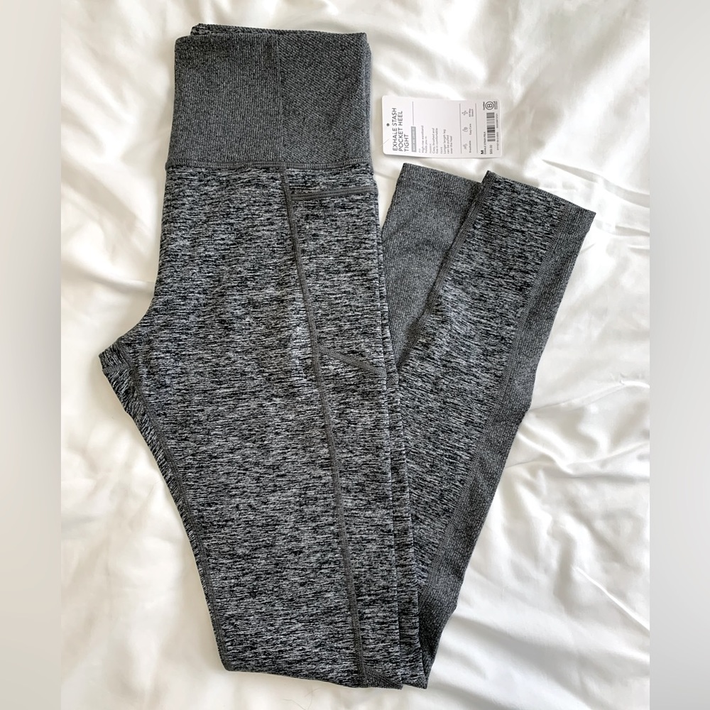 Athleta Exhale Stash Pocket Heel Tight